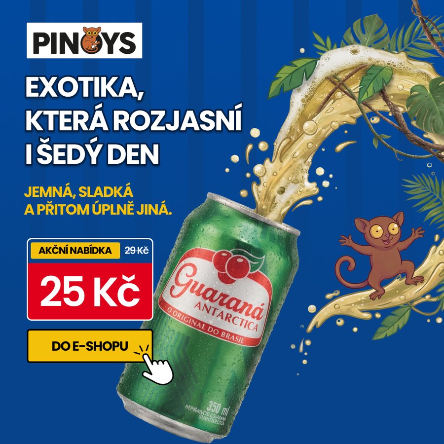 Guaraná Antarctica – kreativa „Exotika, která rozjasní i šedý den“