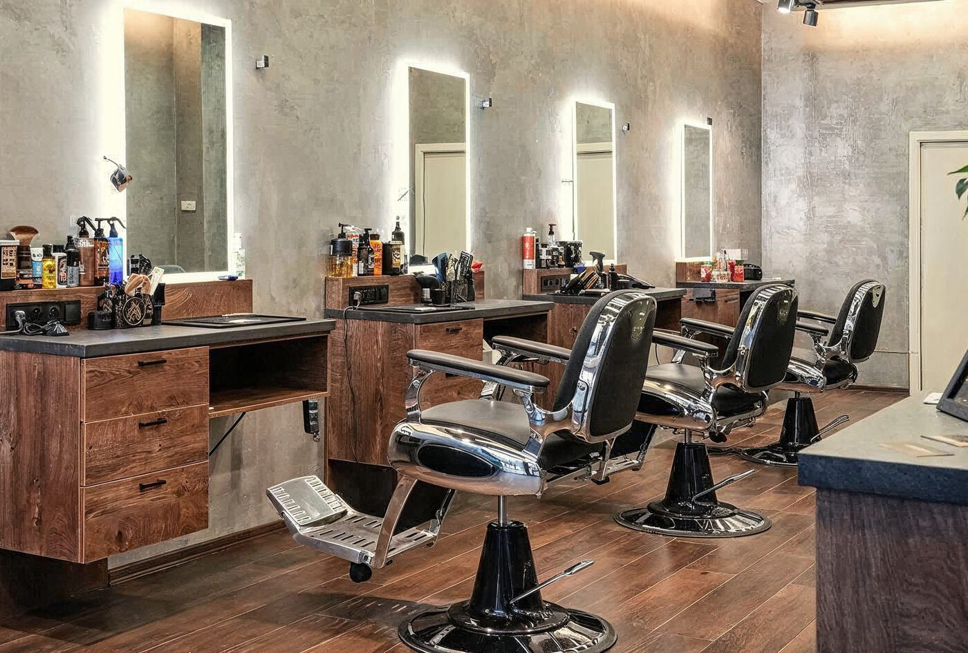 Interiér barber shopu Better Barber
